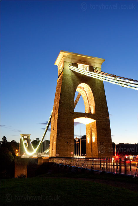 Clifton Suspension Bridge, Bristol, Dusk
