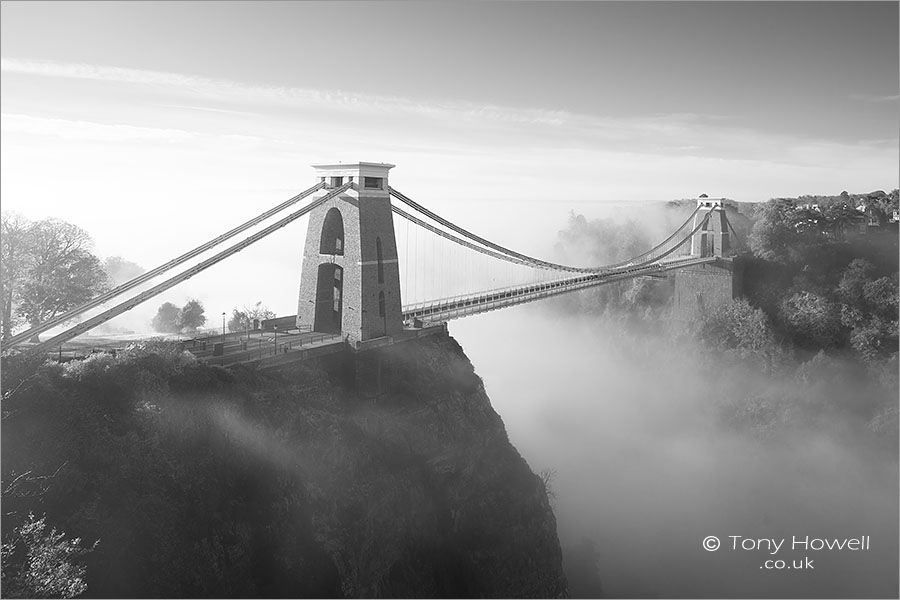 Clifton Suspension Bridge, Fog
