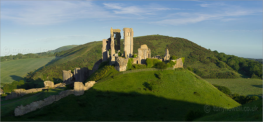 Corfe Castle, Morning