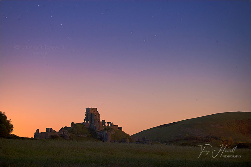 Corfe Castle Night