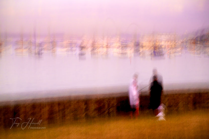 Fishermen, Falmouth ICM (Intentional Camera Movement)