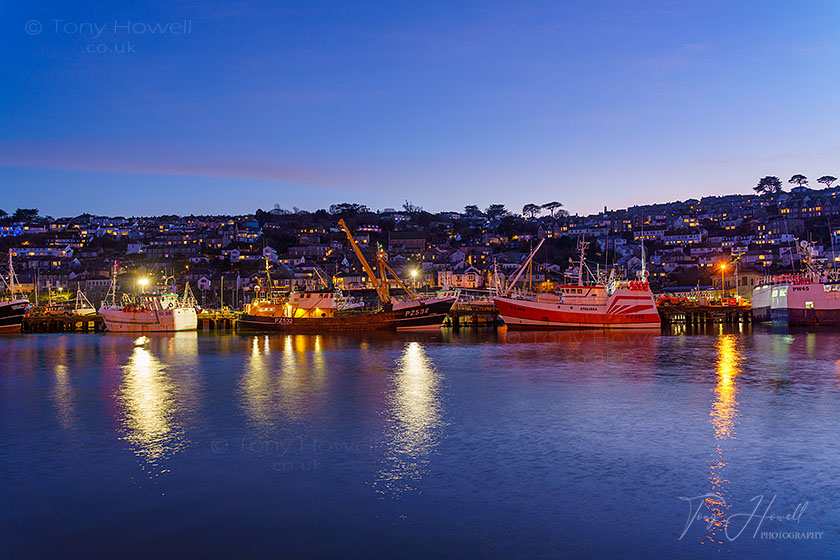 Fishing Boats, Dusk, Newlyn