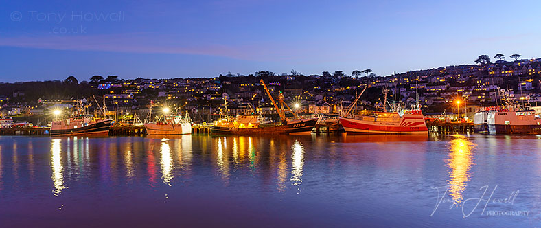 Fishing Boats, Dusk, Newlyn, Cornwall