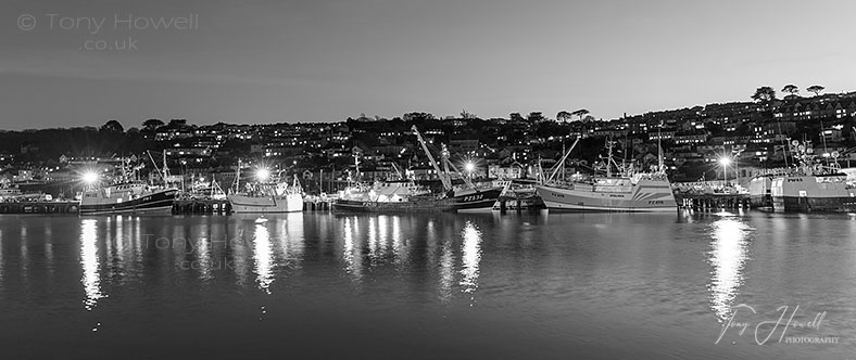 Fishing Boats, Dusk, Newlyn