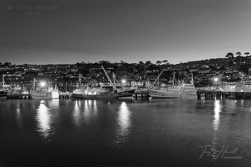 Fishing Boats, Dusk, Newlyn