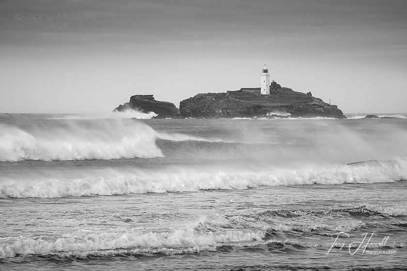 Godrevy Lighthouse, Storm