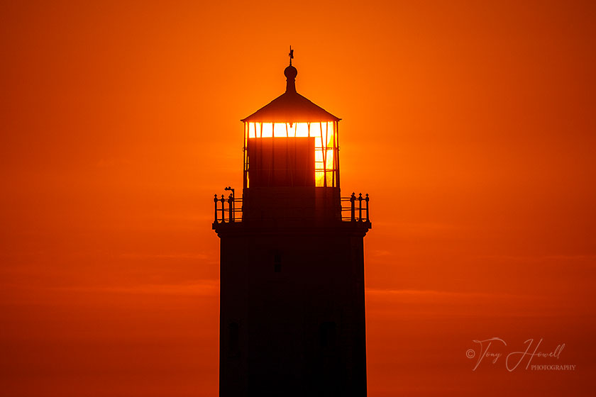 Godrevy Lighthouse, Sunset