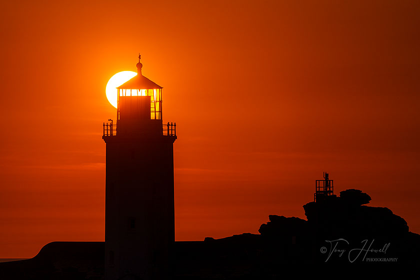 Godrevy Lighthouse, Sunset