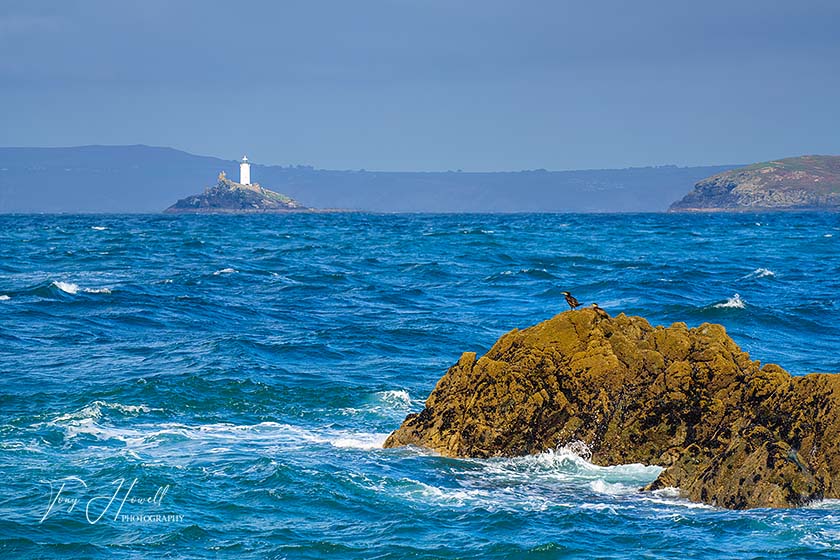 Godrevy Lighthouse from Porthgwidden Beach, St. Ives