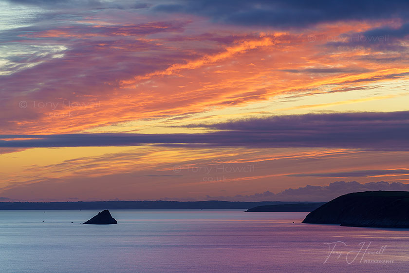 Gull Rock, Sunset, The Roseland