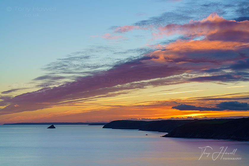 Gull Rock, Sunset, The Roseland