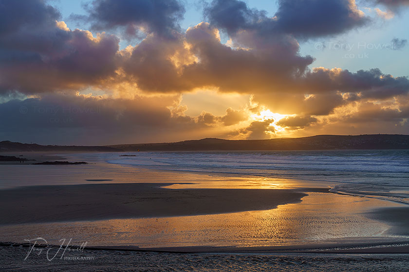 Gwithian Beach, Sunrays