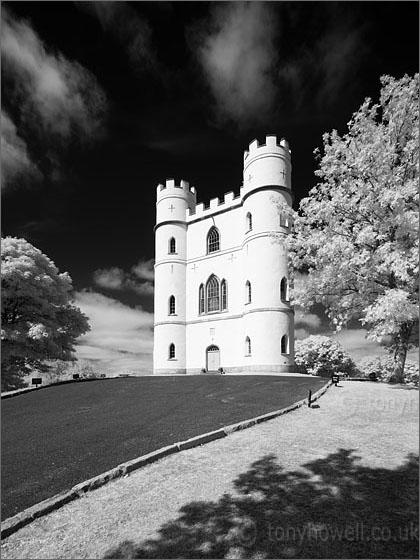 Haldon Belvedere (Infrared Camera, turns foliage white)