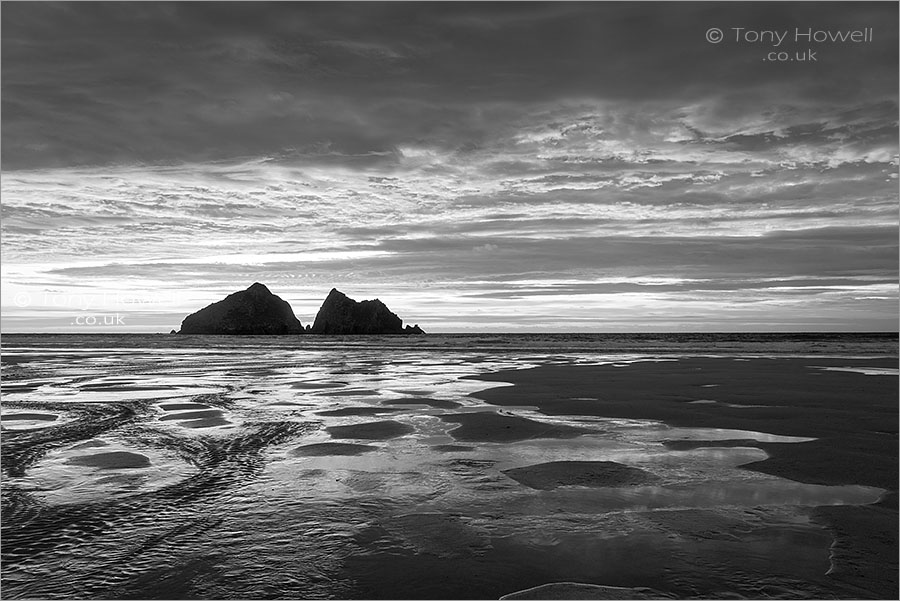 Holywell Beach, Sunset