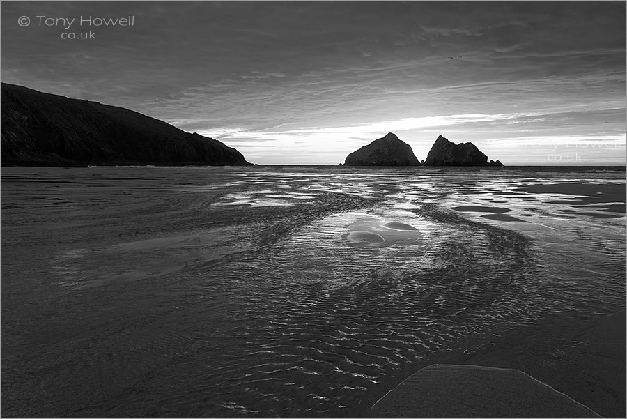 Holywell Beach, Sunset