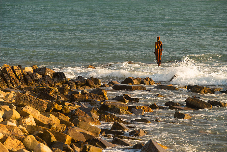 Antony Gormley Sculpture, Kimmeridge