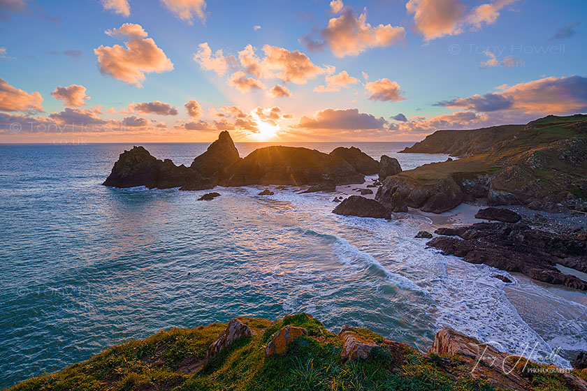 Kynance Cove, Sunset