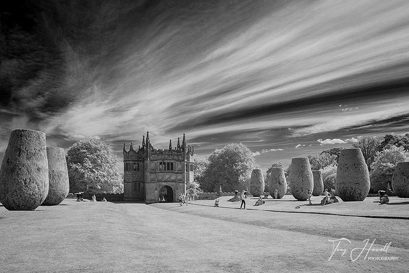 Lanhydrock (Infrared Camera, turns foliage white)