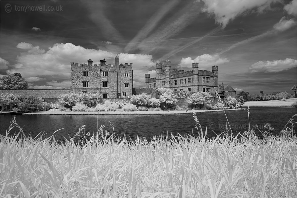 Leeds Castle (Infrared Camera, turns foliage white)