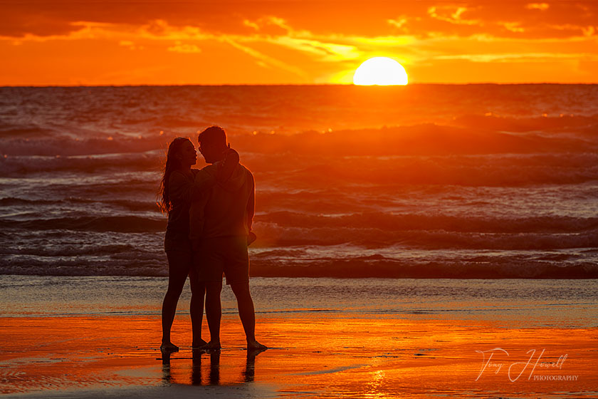 Lovers at Sunset, Perranporth