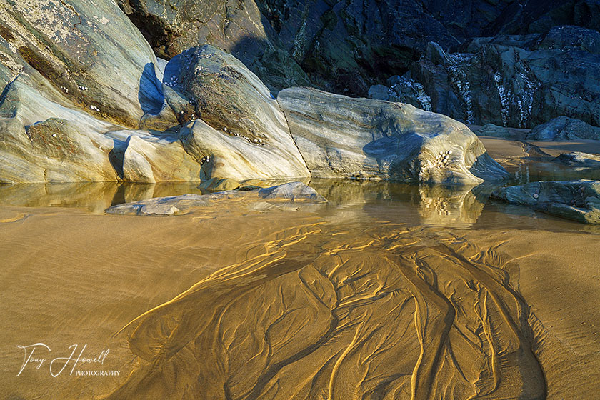 Lusty Glaze Beach, Rocks, Newquay