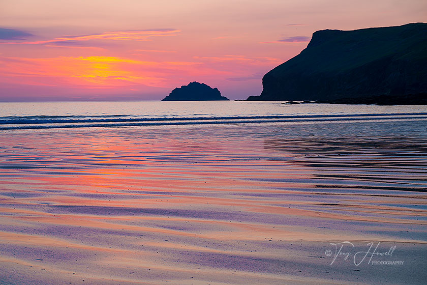 Pentire Point, Polzeath, Sunset