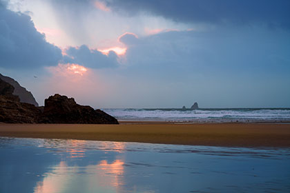 Perranporth-Beach-Cow-and-Calf-Cornwall