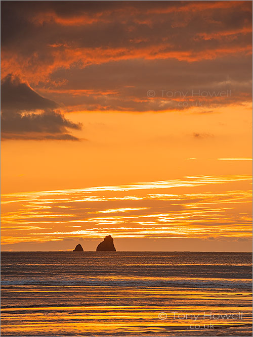 Perranporth Beach, Sunset