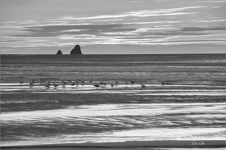 Perranporth Beach, Sunset