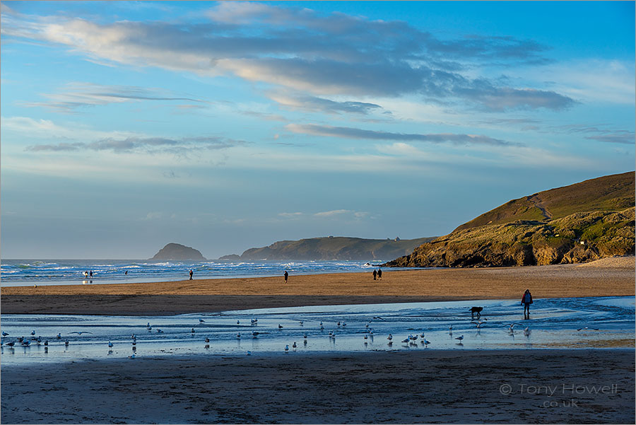 Perranporth Beach, Sunset