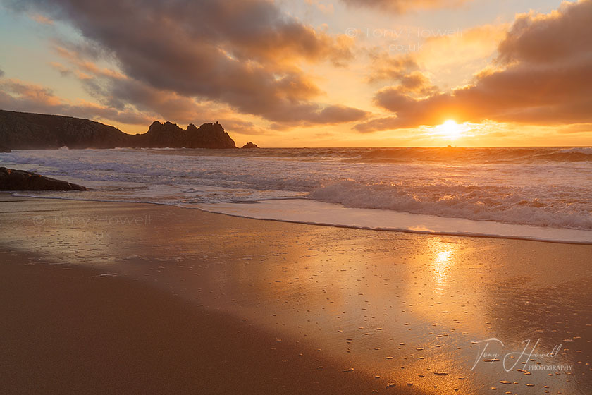 Porthcurno Beach, Sunrise