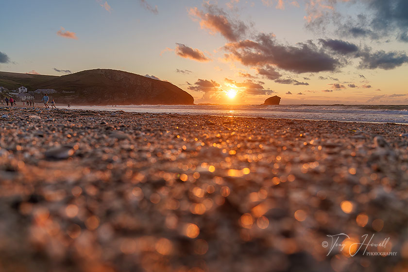 Portreath Beach, Sunset
