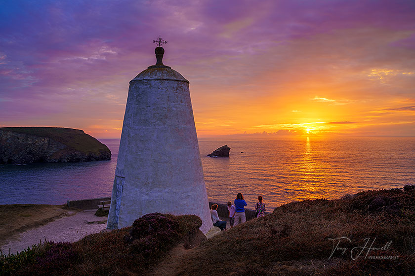 Portreath, Pepperpot, Sunset