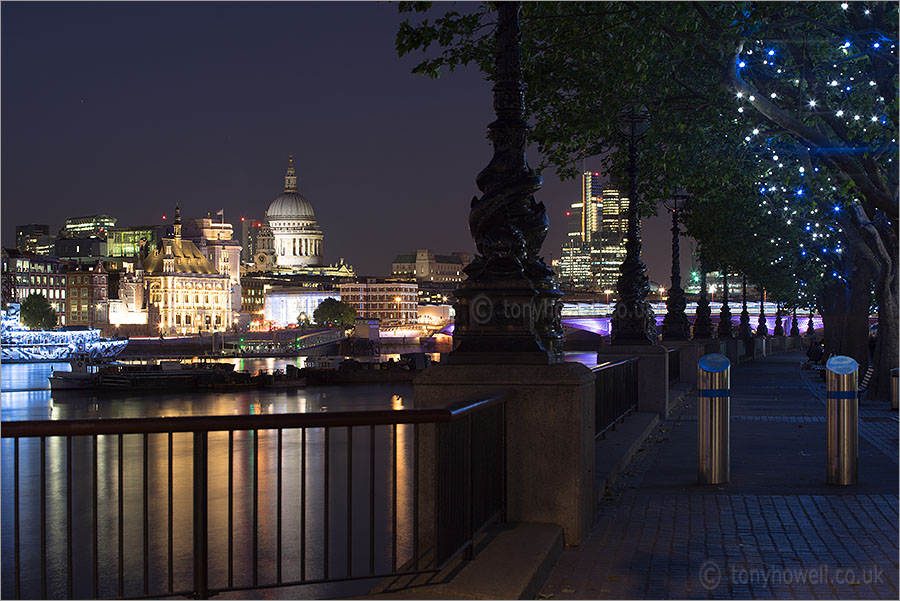 Queens Walk, Dusk, London