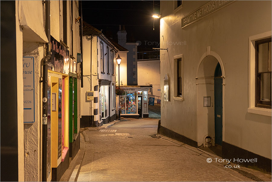 Fore Street, Night, St Ives