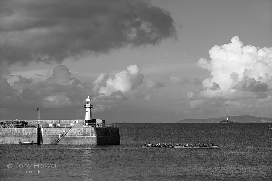 Two Lighthouses, two Gigs, St Ives and Godrevy