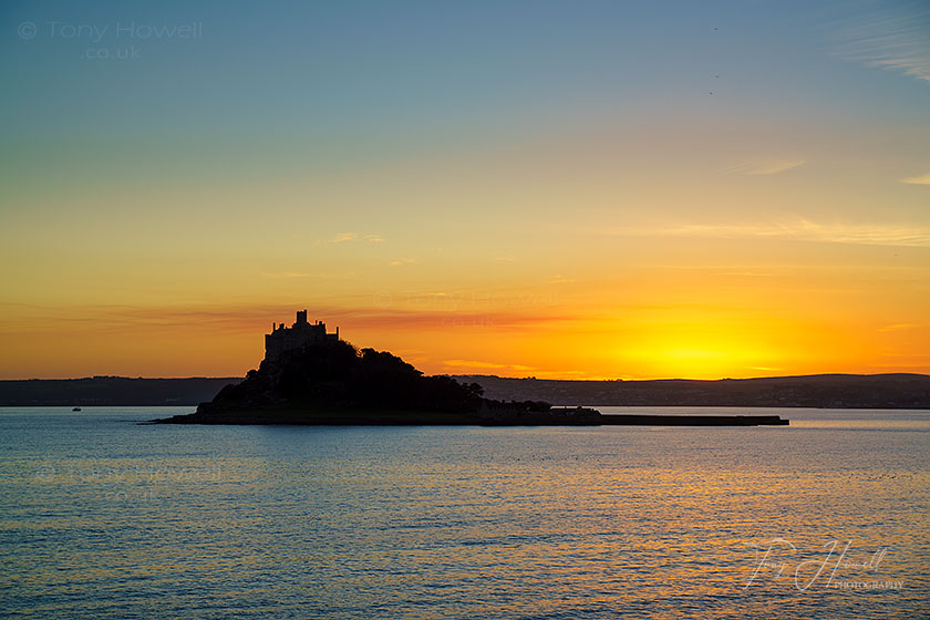 St Michaels Mount, Sunset