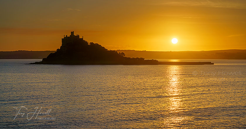 St Michaels Mount, Sunset