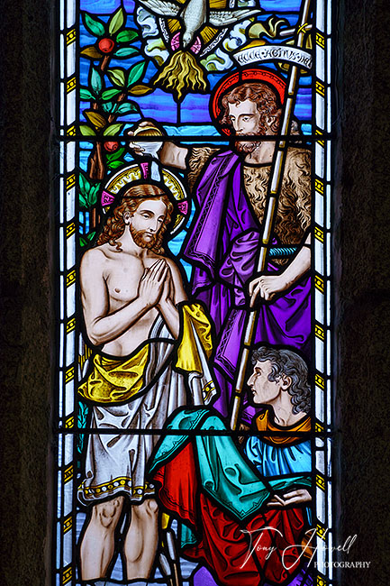 Stained Glass Window, Fowey Parish Church