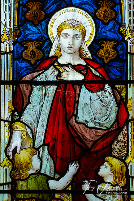 Stained Glass Window, Fowey Parish Church