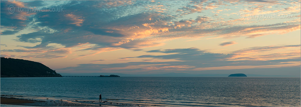 Steep Holm and Birnbeck Pier from Sand Bay