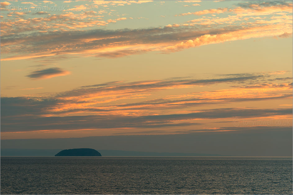 Steep Holm from Sand Bay