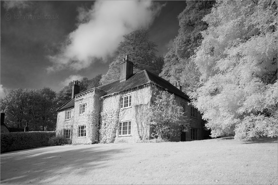 Cottage (captured with an infrared camera)