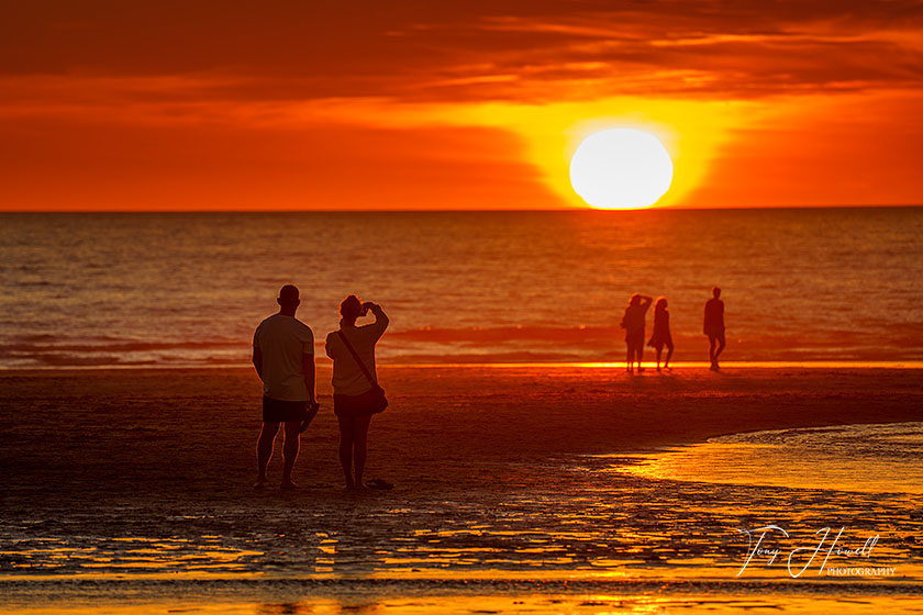 Sunset, People, Perranporth