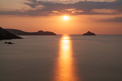 The-Rumps-Mouls-Island-Polzeath-Sunset-Cornwall