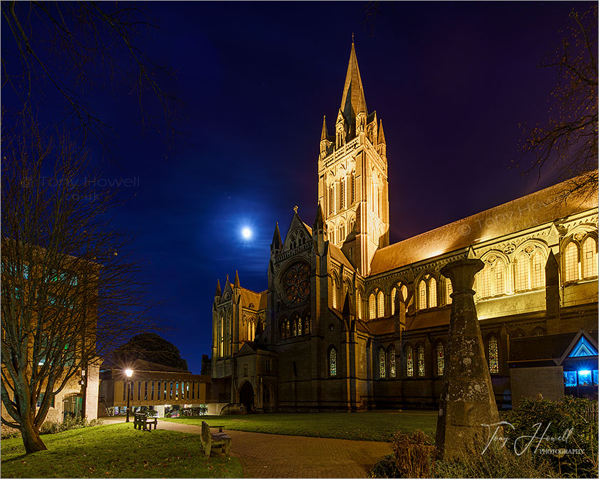 Truro Cathedral at Night