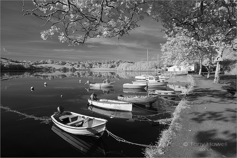 Boats, Truro River (infrared)