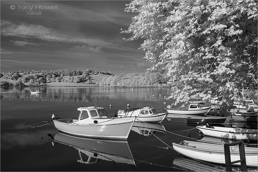 Boats, Truro River (infrared)