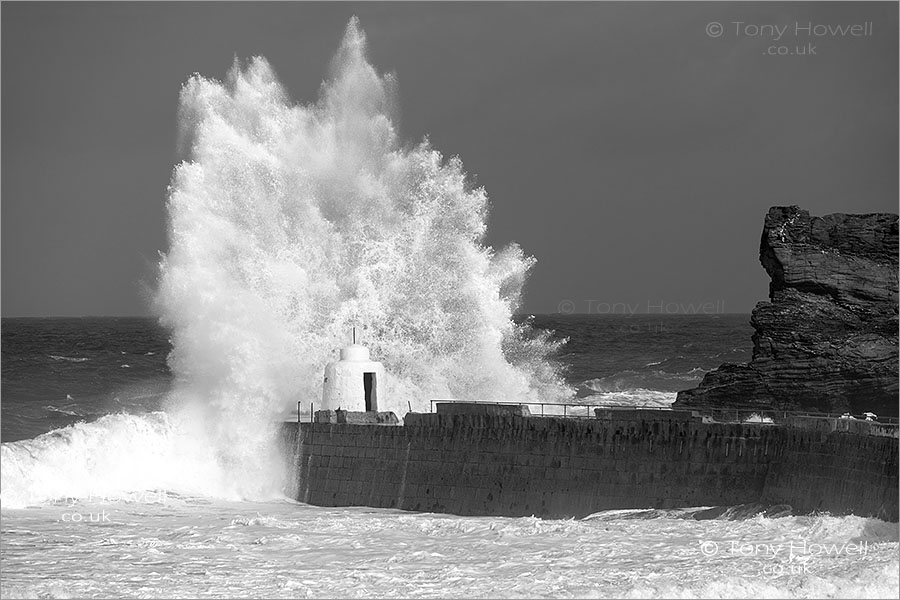 Wave Crash, Stormy Weather, Portreath