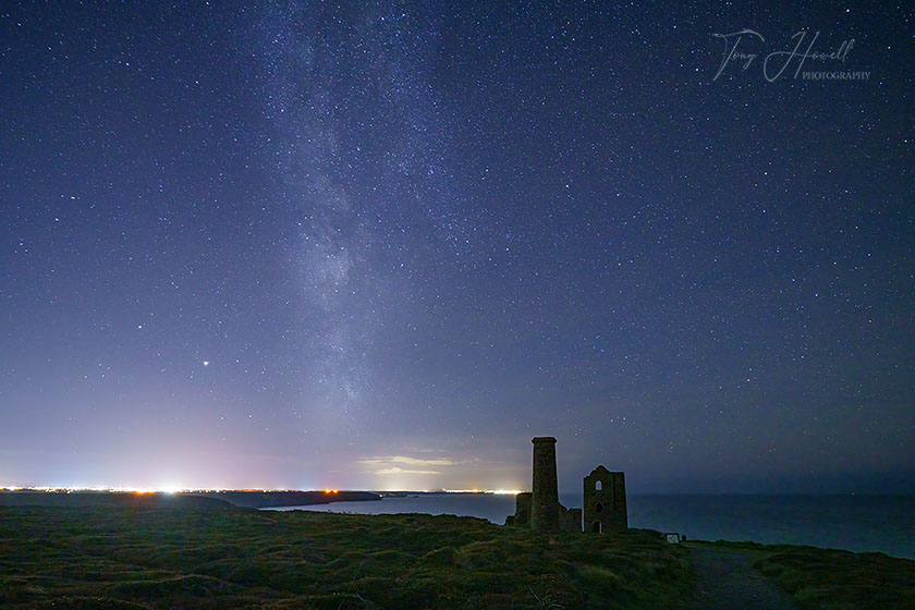 Wheal Coates, Night, Milky Way